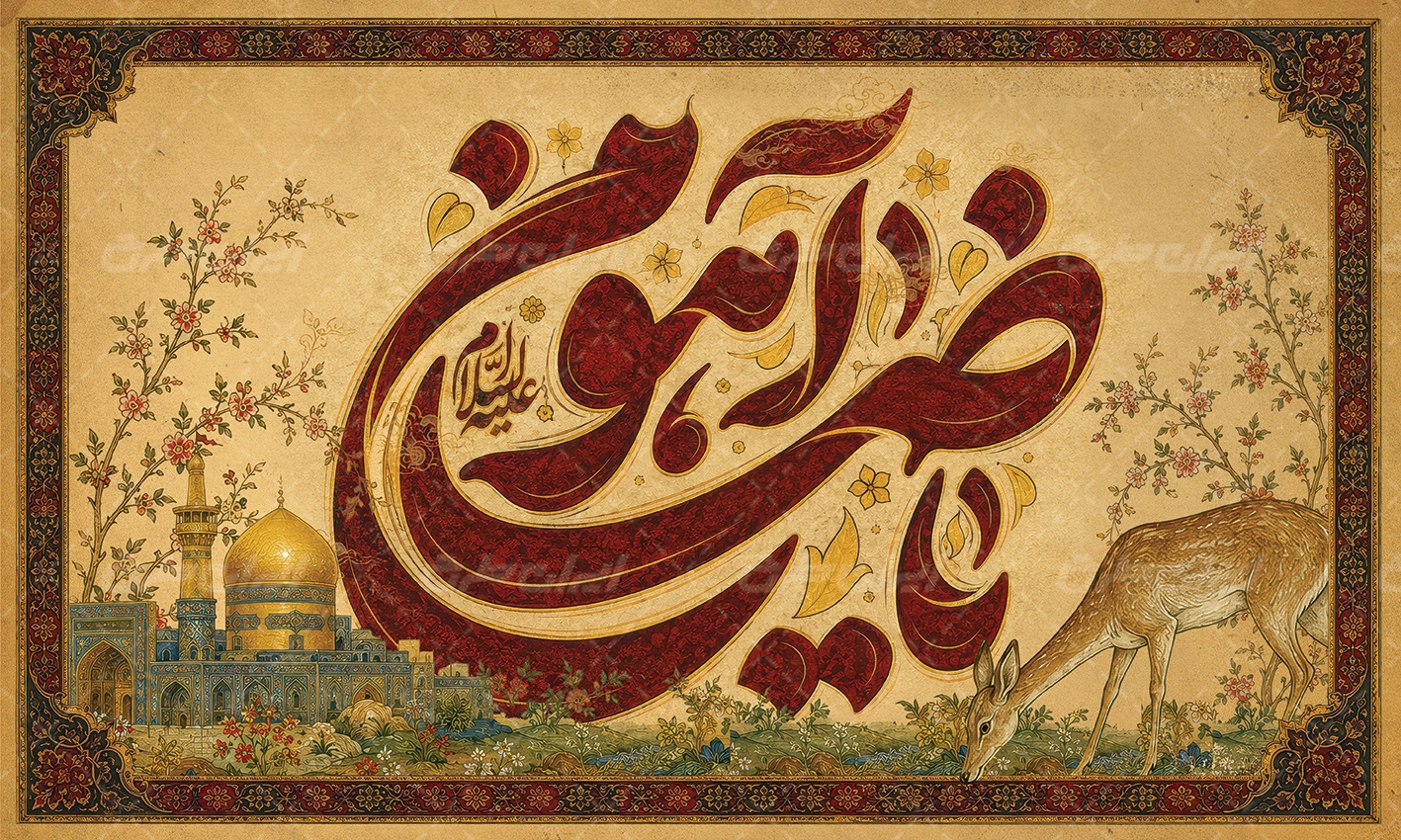 دانلود بنر سالروز شهادت امام رضا